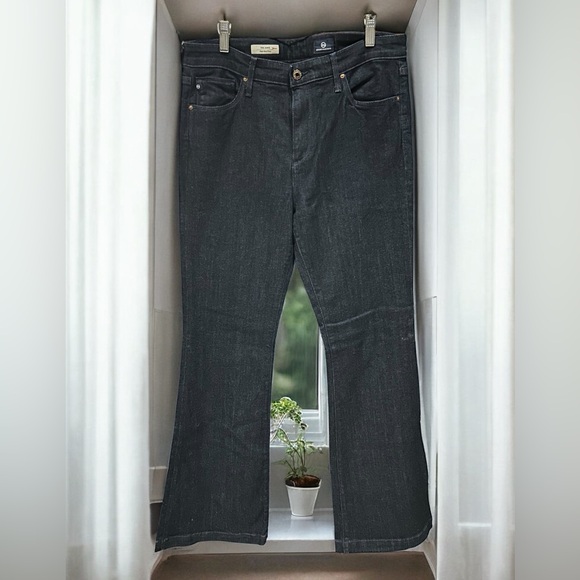 AG Adriano Goldschmied JEANS The Janis High‎ Rise Flare Dark Blue Wash 32 - Picture 2 of 16
